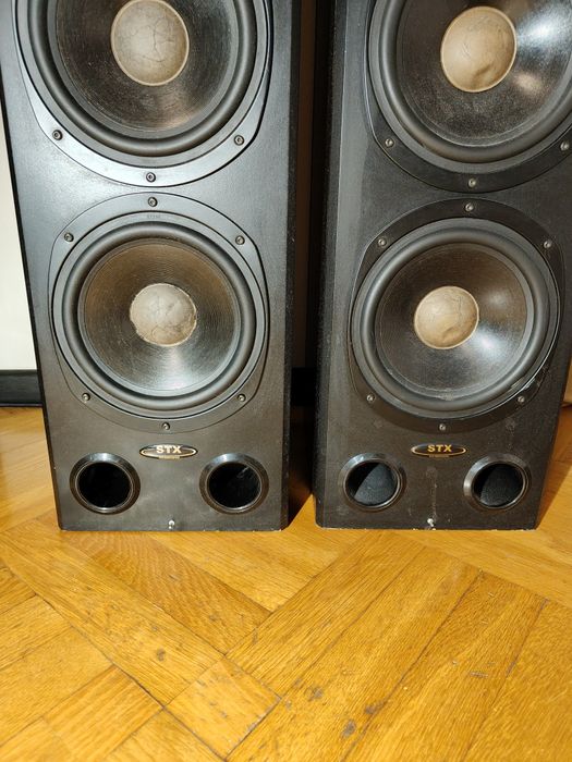 Amplituner Yamaha rx-v377 kolumny stx 360w