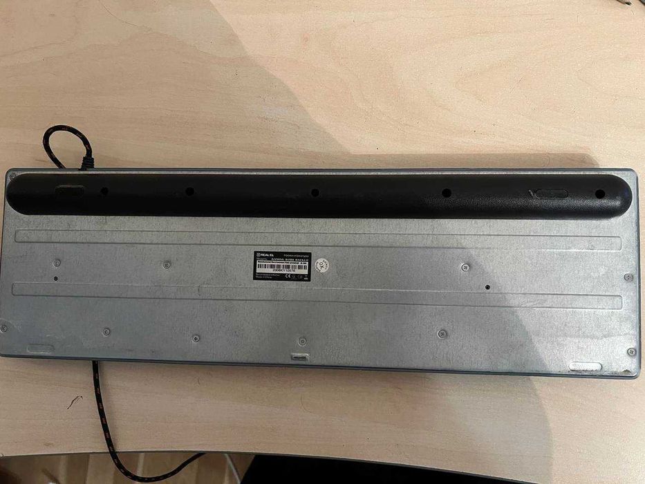 клавіатура дротова real el 8700 backlit usb