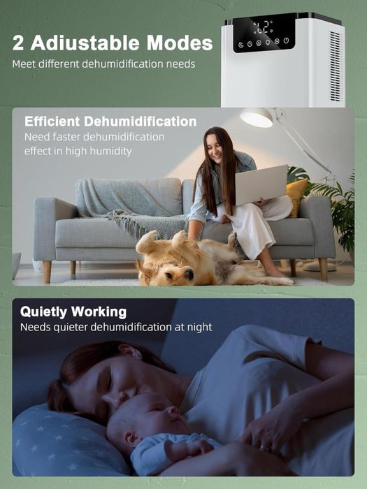 Осушитель воздуха Dehumidifier D2 2200 мл