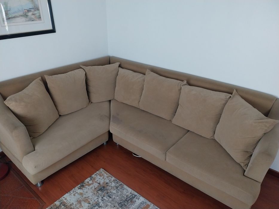 Sofá de canto usado