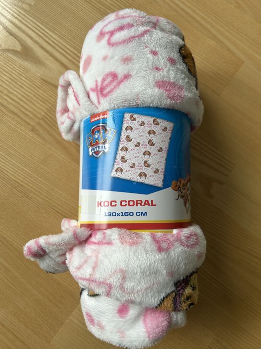 Koc coral Psi Patrol Sky 130x160