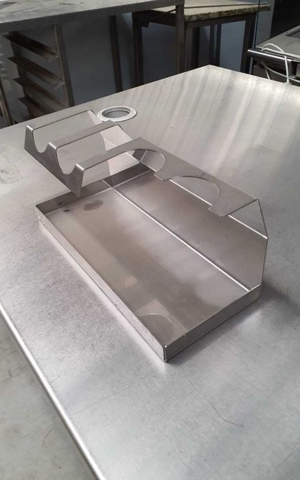 Ekspozytor/stojak do hot-dogów inox 26×11×12 cm