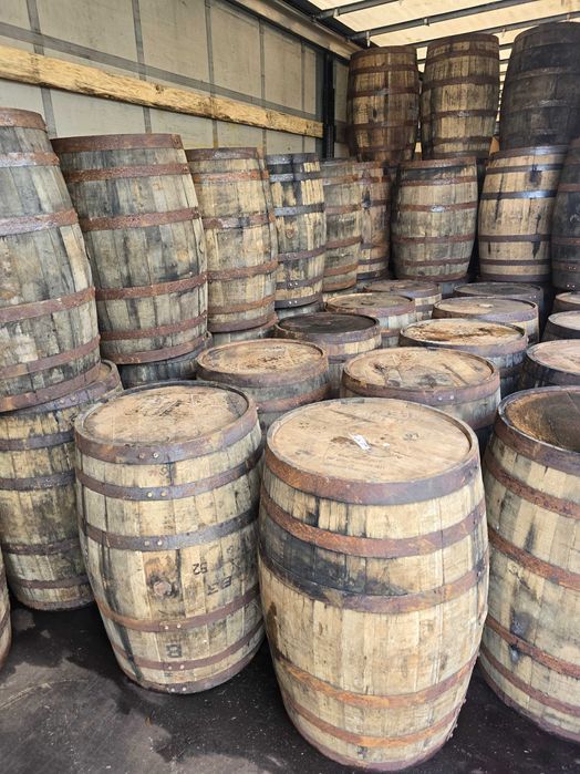 Ozdobne beczki dębowe 200L Whiskey – ogród, dom, restauracja WYSYŁKA