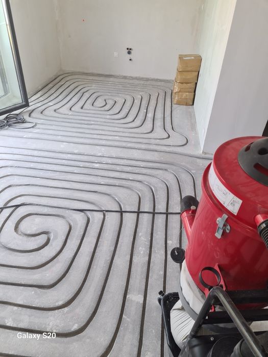 Frezowanie pod ogrzewanie podłogowe