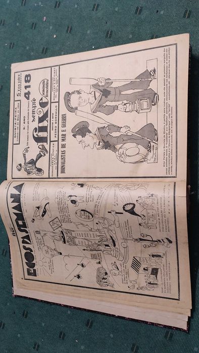 Sempre Fixe 104 Jornais (de 1934 a 1936) encadernados num único volume