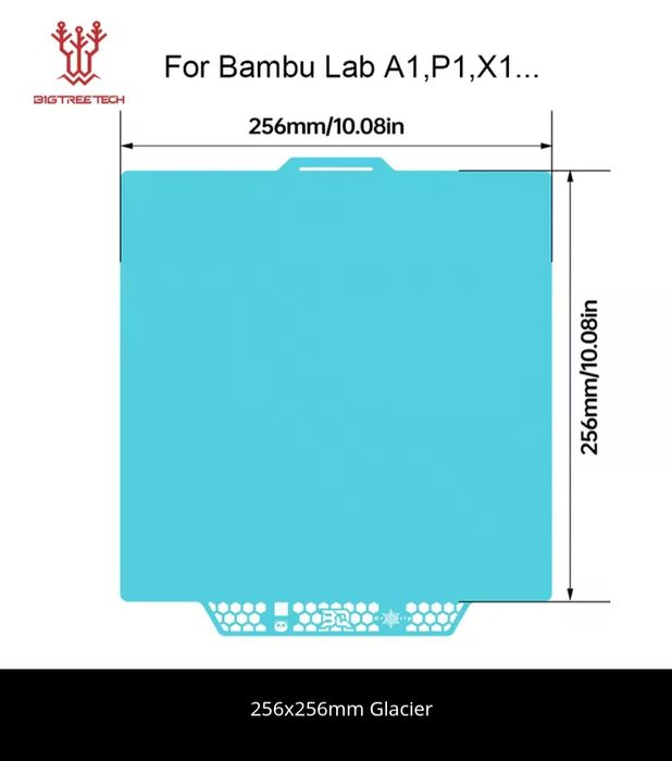 placa de construção (build plate) para impressão 3D BIQU CryoGrip Pro