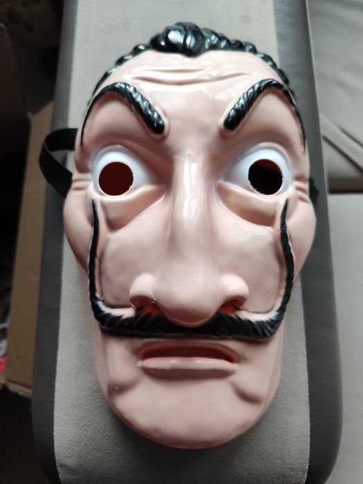 Maska ala Zorro, z wąsem do przebrania
