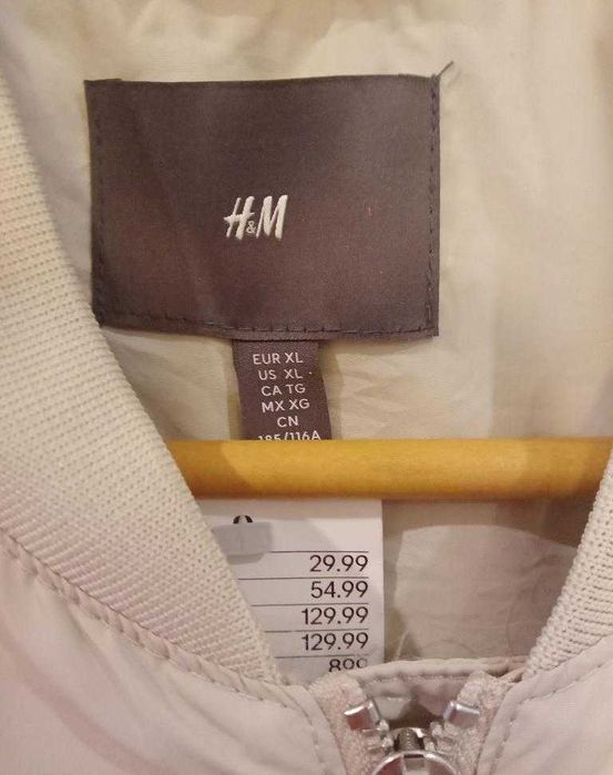 Kurtka męska H&M, wiatrówka, roz. XL, nowa