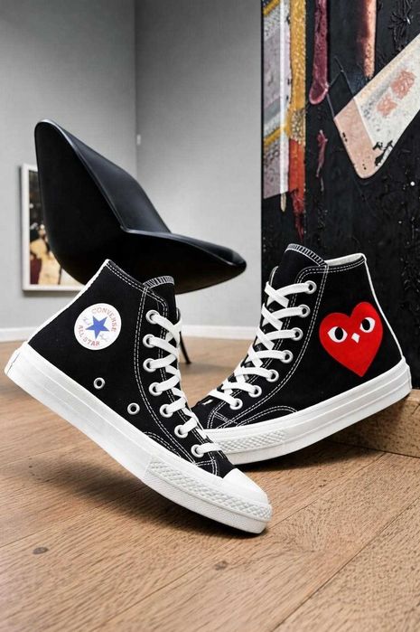 (БЕЗ ПЕРЕДОПЛАТИ) 40 - 45 Кеди Converse Chuck Taylor All Garcons PLAY Black кеды