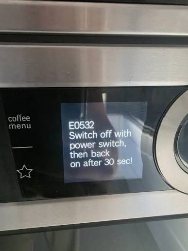 BOSCH CTL 636 serwis naprawa E0532 error