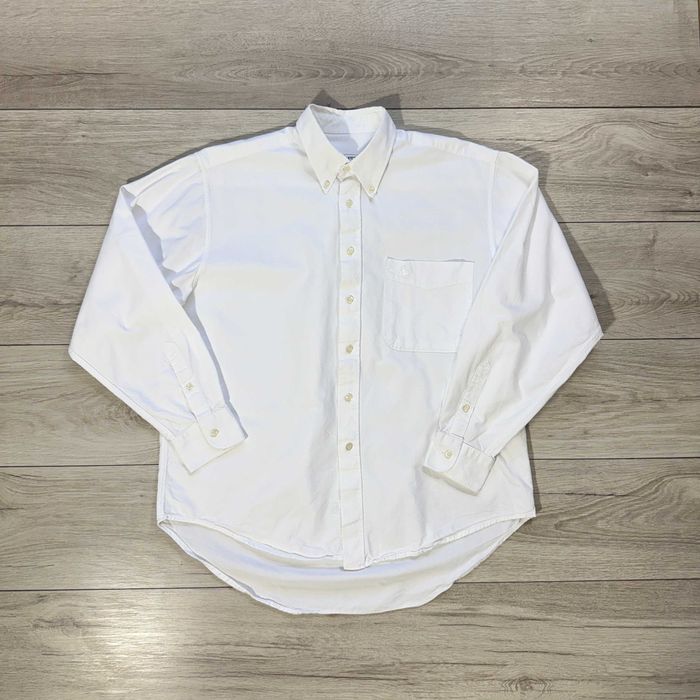 Оксфордська Чоловіча Сорочка Барбері Burberry Oxford White, XL, Оригінал