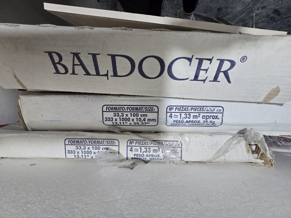 Gres płytki Baldocer 33x100 pasta płacą 3D