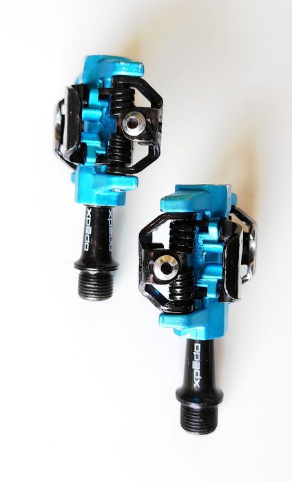 Pedały rowerowe SPD MTB Gravel Xpedo CXR XMF-10AC black/blue 294g
