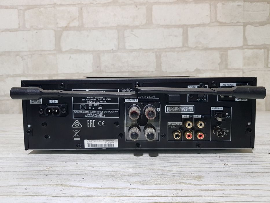 Музична система/ Ресивер/Cd  Pioneer X-HM82-K,100Вт,WiFi,Bluetooth,USB
