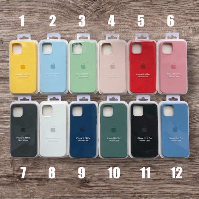 Силиконовый чехол IPhone 12/12 Pro | Мікрофібра | Silicone Case