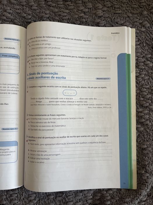 Manual | Livro de Apoio de Português 5.º ano | Sucesso nos Testes