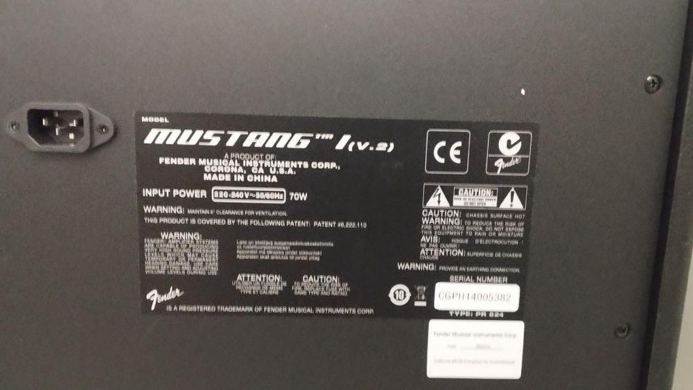 Комбопідсилювач Fender Mustang I V2 4 600 грн. Комбопідсилювачі Київ