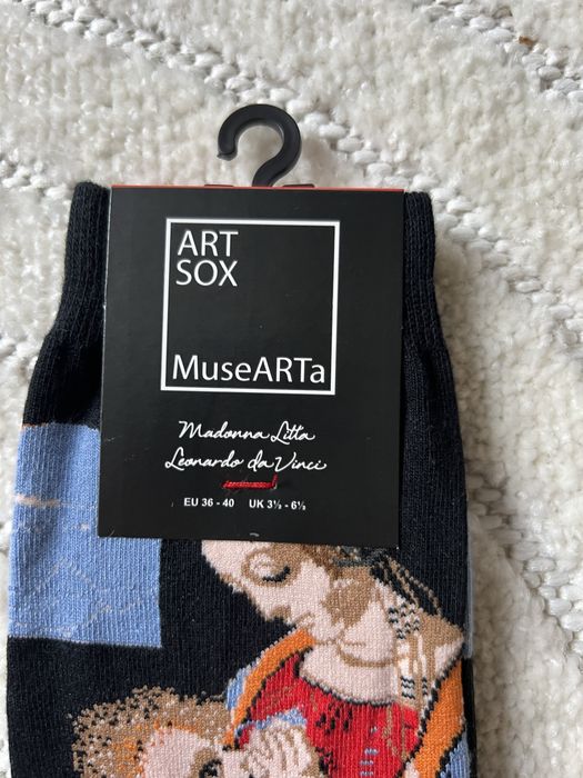Leonardo da Vinci meskie skarpetki musearta 36-43