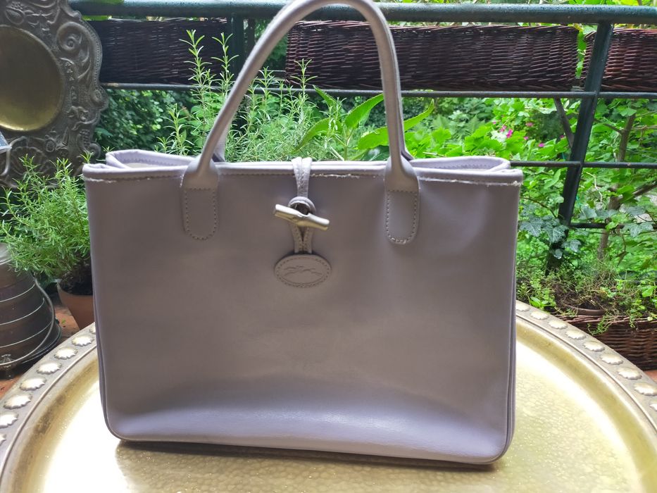 Niespotykana lawendowa torebka Longchamp Roseau