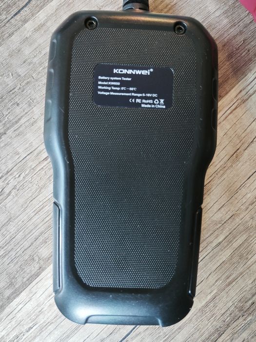 Tester akumulatorów 6V 12V Konnwei KW650 jak nowy
