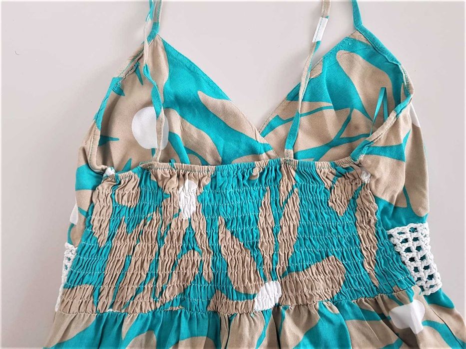 Sukienka plażowa w kwiaty rozm. L/XL