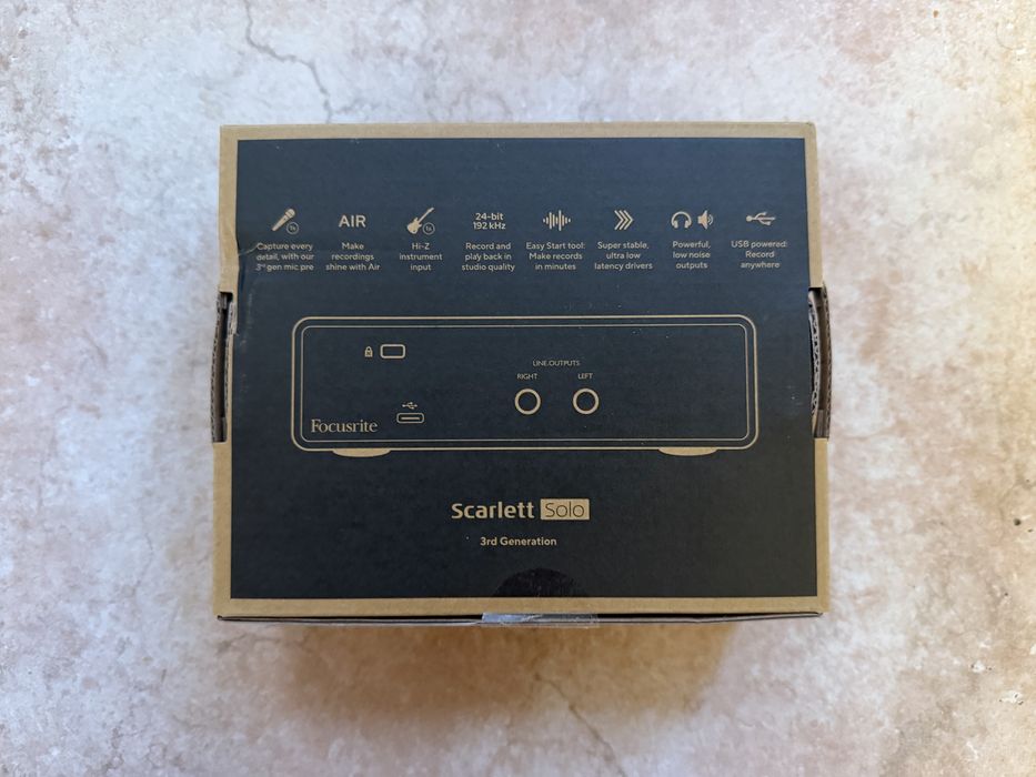 Звукова карта Focusrite Scarlett Solo 3rd GEN / MOSC0024