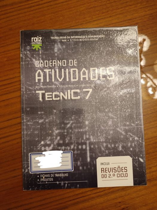Livros de TIC do 7° ano "Técnic" portes incluidos