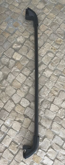 Barras tejadilho aluminio pretas com fechadura