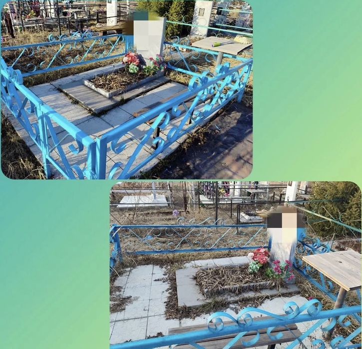 Професійне прибирання могил та надгробків. Уборка могил