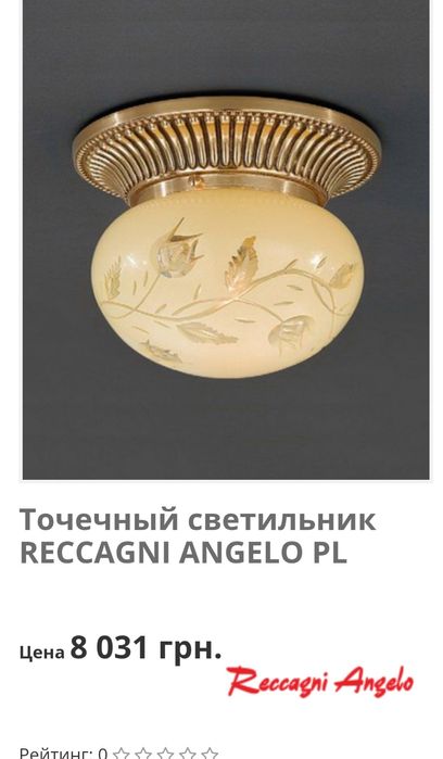 Точкові світилтники Reccagni Angelo  PL