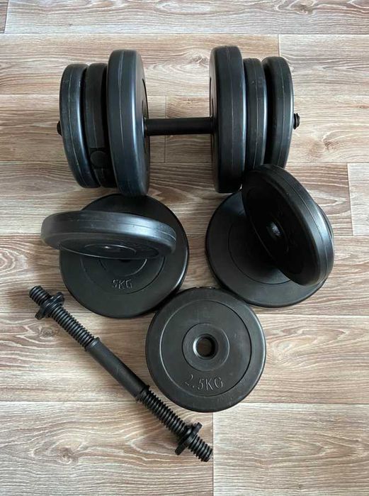 Гантелі розбірні 2 х 20 кг разборные композитные 20 кг