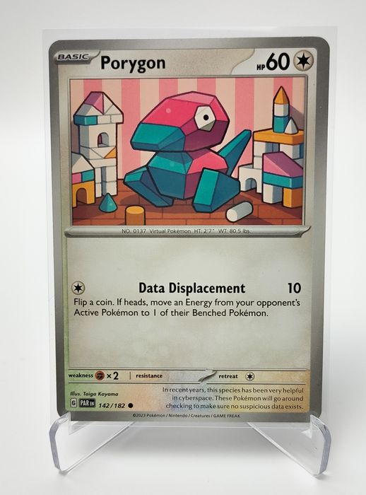 Porygon 142/182 karta pokemon Paradox Rift
