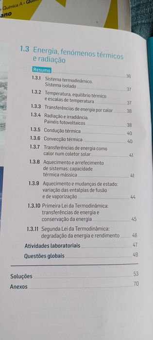 Caderno de atividades Física e Química A 10° ano