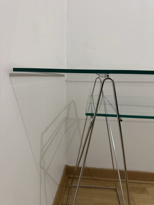 Secretária de vidro temperado KARE