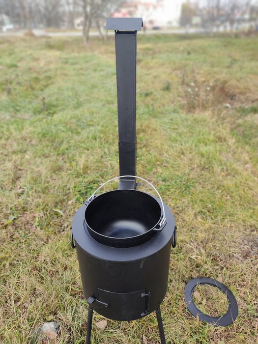 Печка 40см под казан6л-18лПіч для чавунного казана. Топка. Очаг.