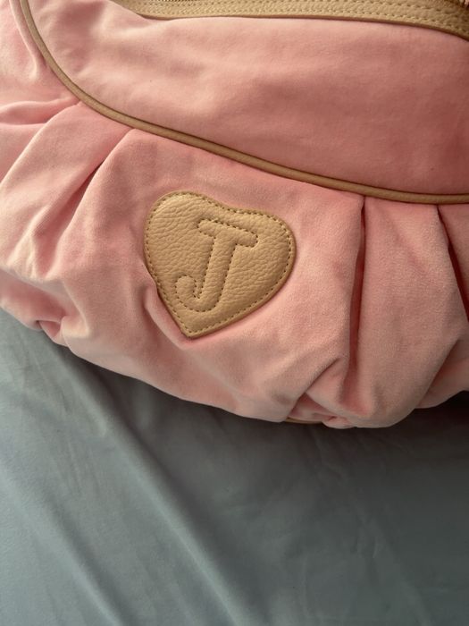 Juicy Couture Medium Hobo różowa torebka