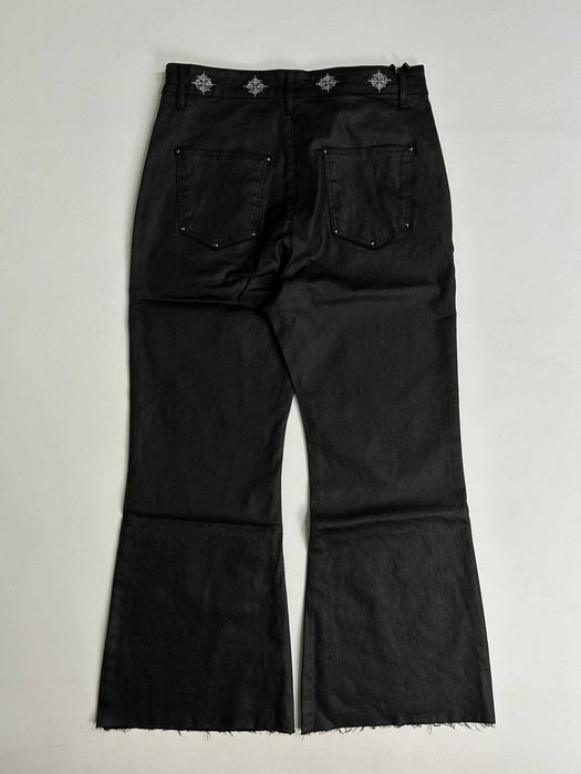 Джинси чорні faded baggy archive черные джинсы distressed waxed штаны