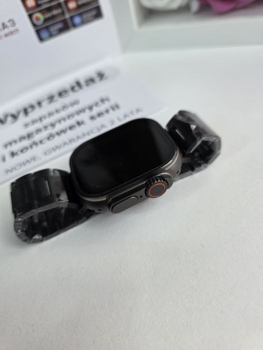 Smartwatch HK Ultra 3 AMOLED 2,12", połączenia, sport, – NOWY