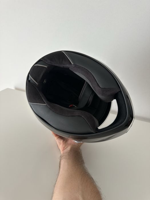 Capacete SHARK Speed-R Carbon SE, Carbon Skin White / Black, - Tam: L