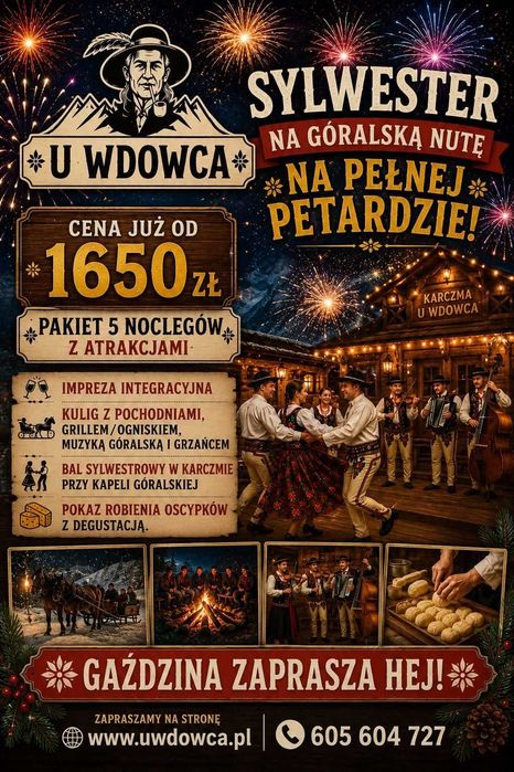 U Wdowca - Murzasichle - Ferie Zimowe 2027 - Noclegi w Górach