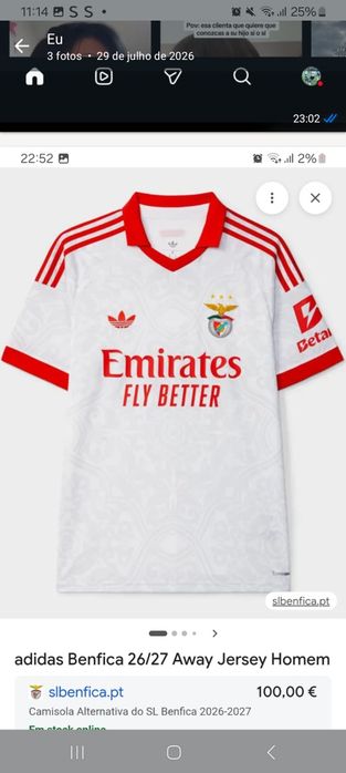 Camisolas de futebol todos os tamanhos 3 apenas 50 uma 20