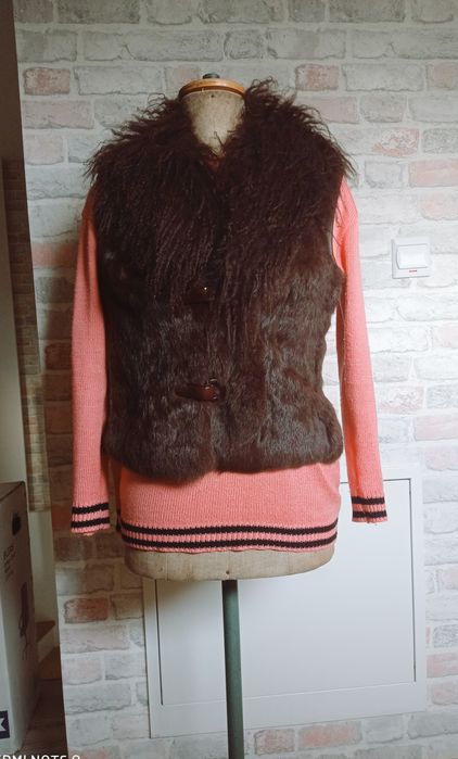 Kamizelka z króliczego futerka