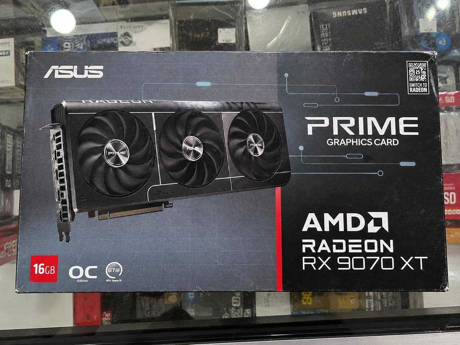 Відеокарта ASUS Prime Radeon RX 9070 XT OC 16GB GDDR6 256-bit (PRIME ...