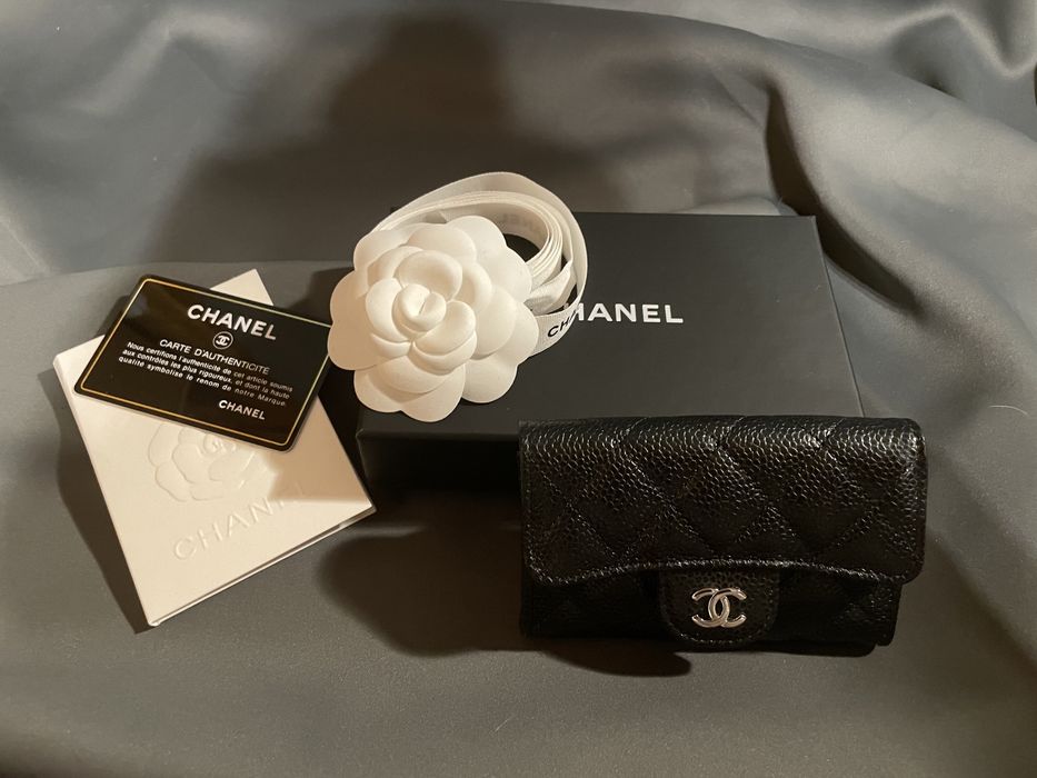 CHANEL card holder orginalny portfelik