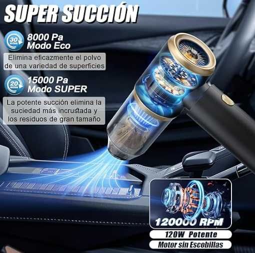 Aspirador Sem Fio NIWOHOM – Potente, Leve e Versátil!