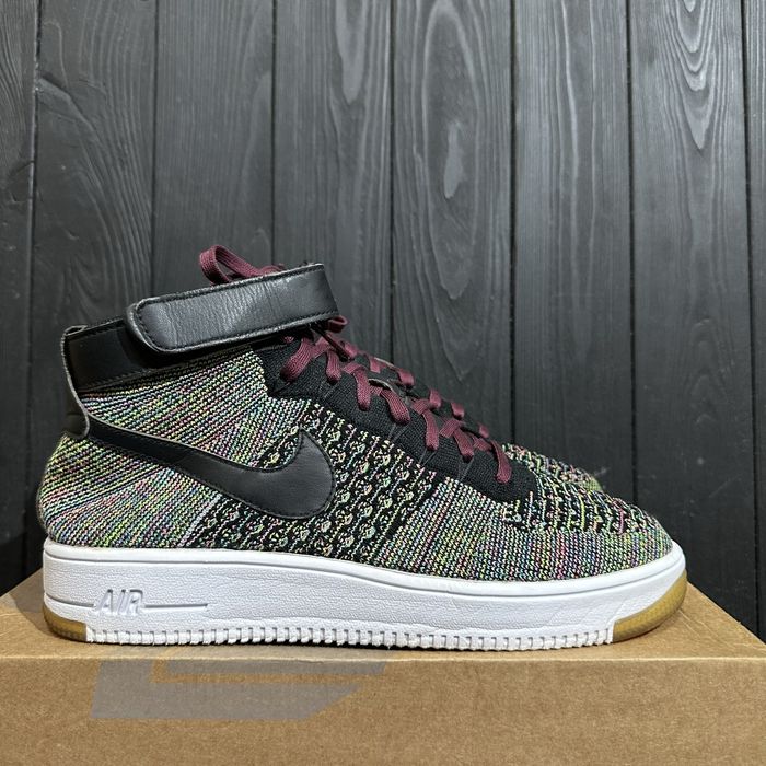 Сіточні пінні кросівки Nike Air Force Flyknit 42/26.5 cm