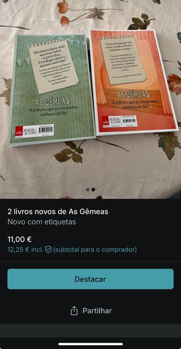 Livros da coleção As Gémeas