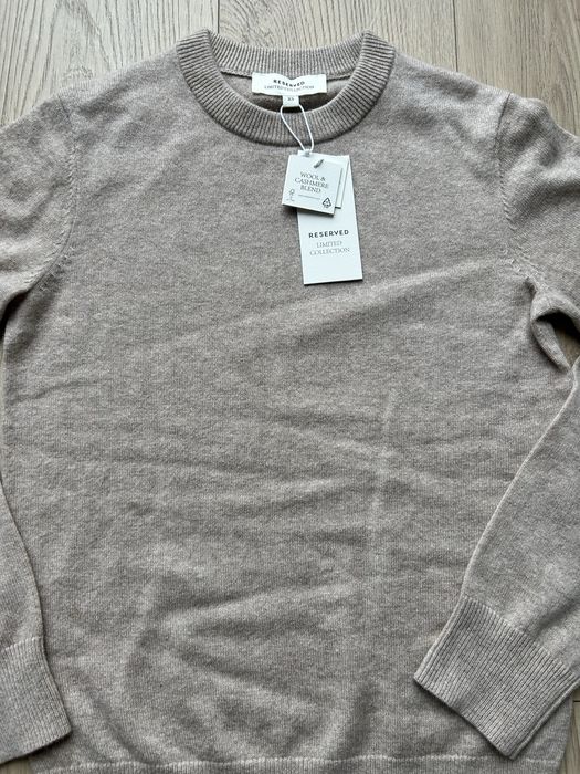 Sweter kaszmir, wełna Reserved rozmiar Xs