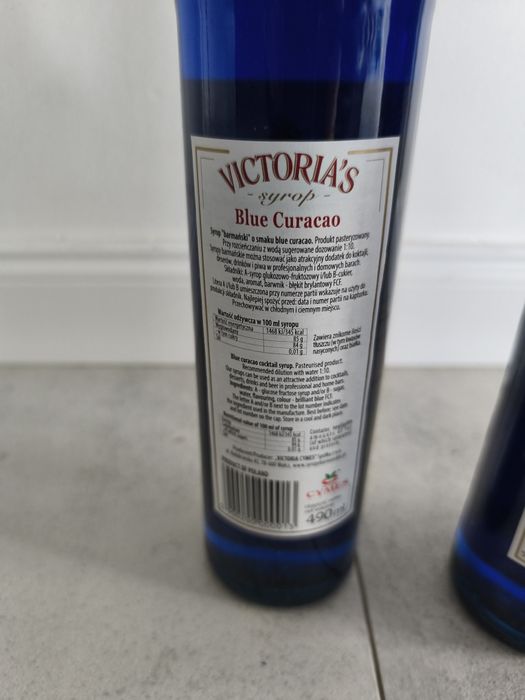 3x syrop barmański Blue Curacao nowy