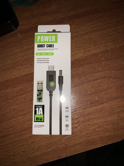 Кабель USB-DC для роутера